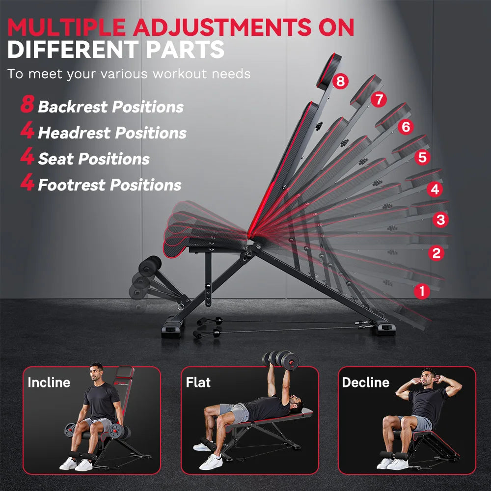 Adjustable Folding Weight Bench