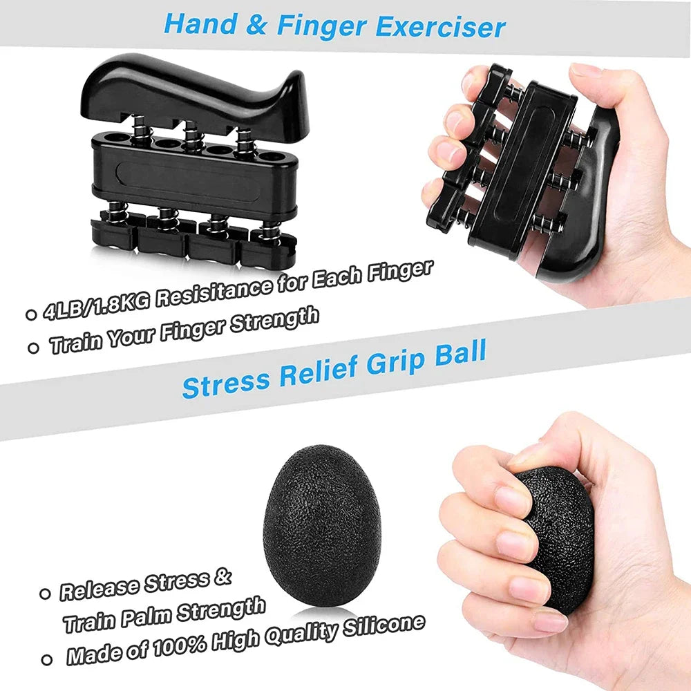 Adjustable Hand Grip Strength Trainer Set – 5 to 60kg