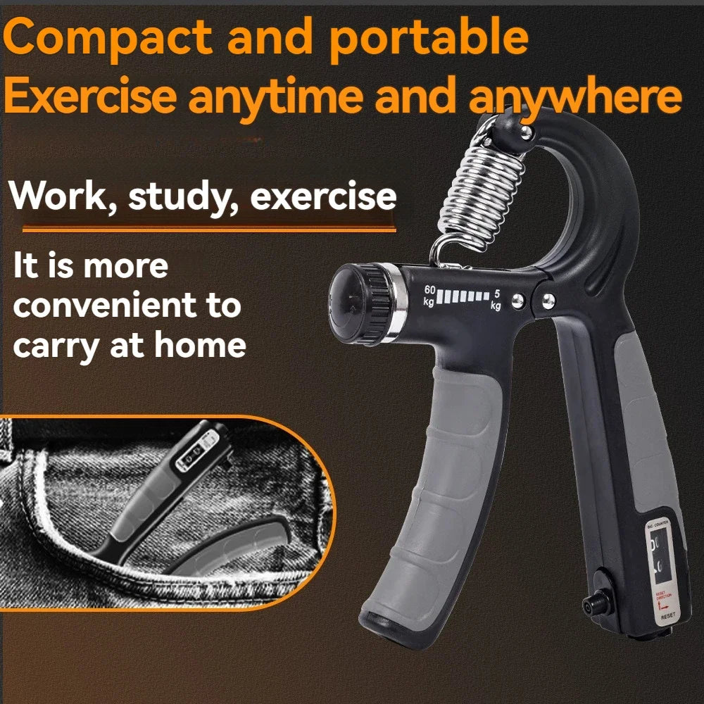 Adjustable Hand Grip Strength Trainer Set – 5 to 60kg