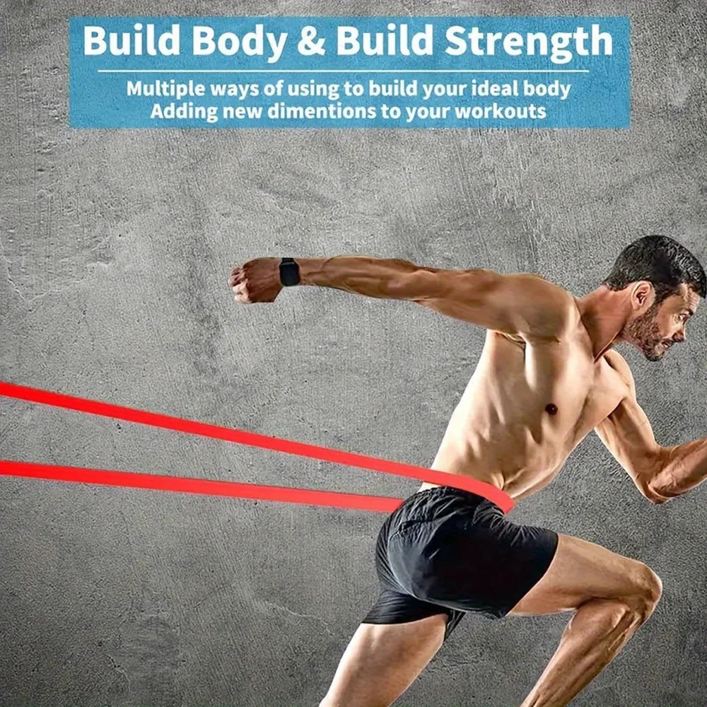 Stackable TPE Resistance Bands for Strength & Fitness Training