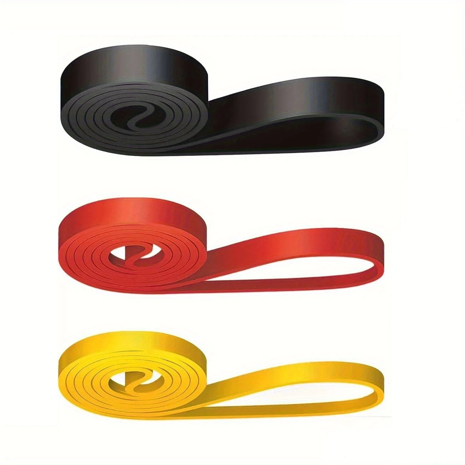 Stackable TPE Resistance Bands for Strength & Fitness Training