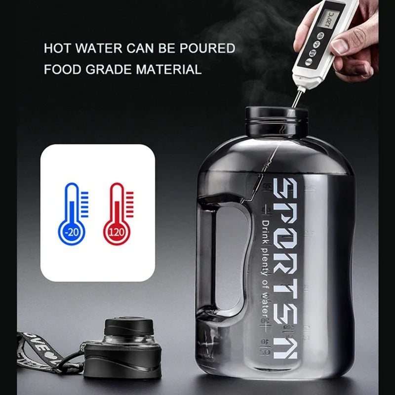 Large Capacity BPA-Free Sports Water Bottle – 1.7L or 2.7L