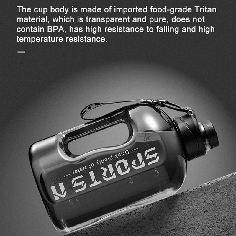 Large Capacity BPA-Free Sports Water Bottle – 1.7L or 2.7L