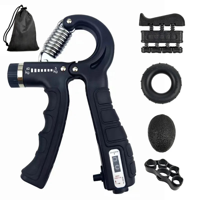 Adjustable Hand Grip Strength Trainer Set – 5 to 60kg