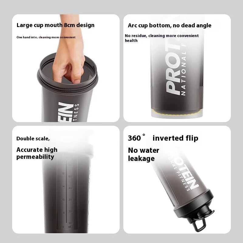 Protein Shaker Bottle – 600ml, BPA-Free